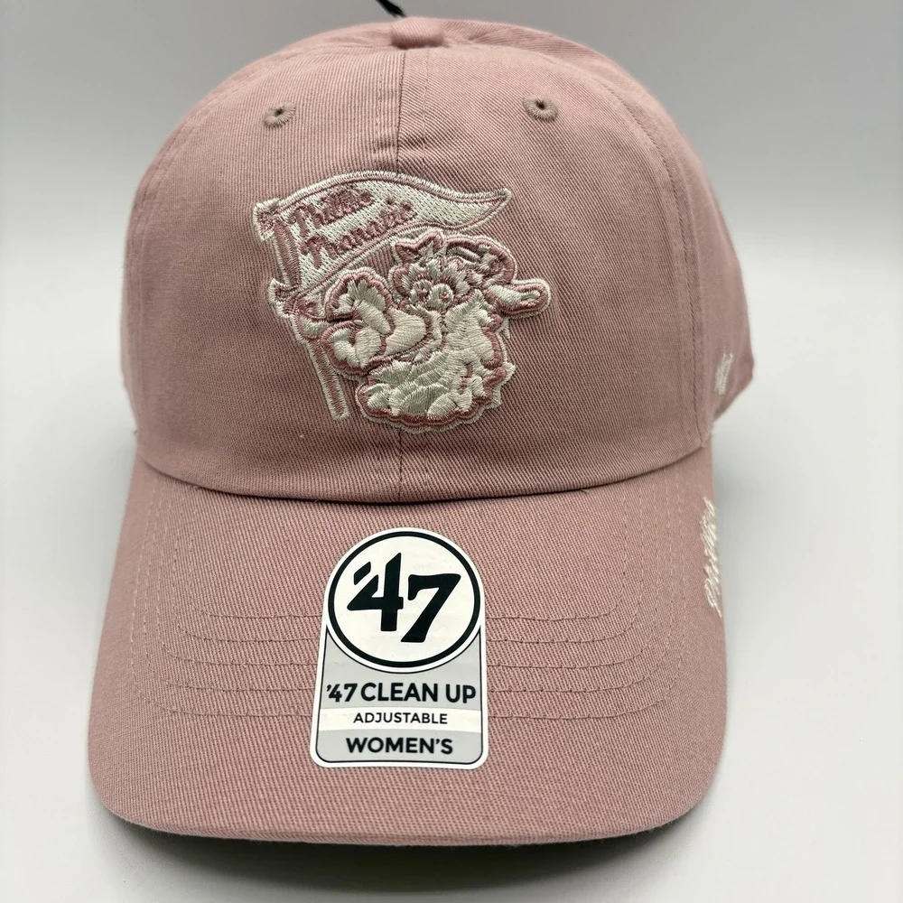 Philadelphia Phillies Phanatic 47 Brand Womens Hat Clean Up Strap Back MLB NEW